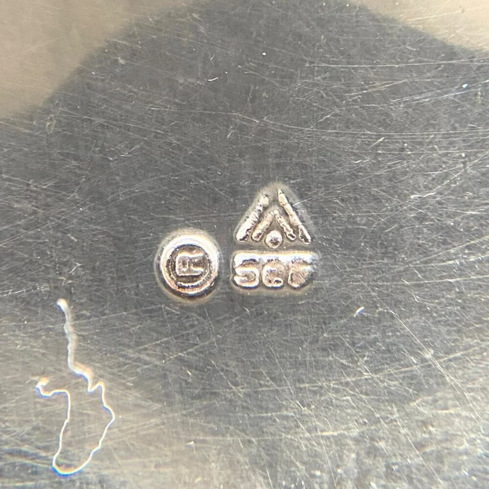 Silpada Sterling Silver 925 Virtuosity Stamped Cross Front Toggle Necklace 17" - Picture 9 of 16